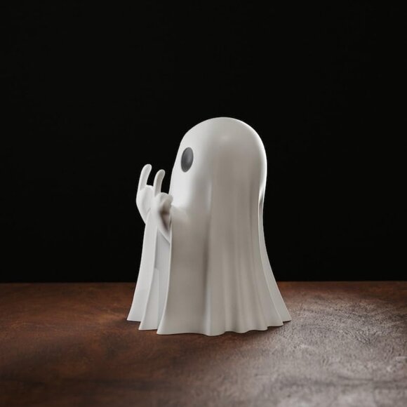 Ghost Spooky Resin Middle Finger Statue Cute Decor for Halloween Decorations - Picture 3 of 6
